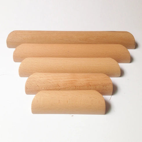 JAYA Factory Direct Custom Wooden Cabinet Handles Modern Drawer Pulls for Kitchen Wardrobe Bedroom Furniture Doors OEM