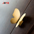 JAYA Wholesale Nordic Brass Handle Custom Metal butterfly Shape Wardrobe Cabinet Handle