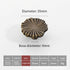 JAYA Antique Bronze Solid Brass Cabinet Handles Wardrobe Pull Cupboard Door Knob Kitchen Accessories Retro Furniture Hardware