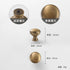 JAYA 2025 Retro Single Hole Solid Brass Wardrobe Handle Modern All-Copper All-Copper Square Cabinet Door Knobs
