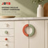 JAYA Modern Colorful Zinc Alloy Half Moon Cabinet Handles and Round Knobs for Kitchen Wardrobe Drawer Furniture