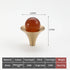 JAYA Nordic Natural Stone Ball Cabinet Knobs with Brass Base Single Hole Drawer Pulls for Dresser Wardrobe Shoe Cabinet