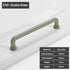 JAYA Modern Colorful Zinc Alloy Half Moon Cabinet Handles and Round Knobs for Kitchen Wardrobe Drawer Furniture