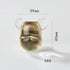 JAYA Transparent Champagne Crystal Cabinet Knobs with Brass Base Decorative Drawer Pulls for Wardrobe and Dresser