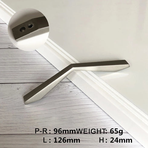 JAYA Modern Zinc Alloy Arc Cabinet Handles Slim European Style Multi Finish Drawer Pulls for Kitchen Wardrobe Cupboard Furniture