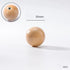 JAYA Natural Wooden Round Ball Cabinet Knobs in Multiple Sizes for Drawers Wardrobes Dressers and Cupboards