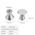 JAYA Furniture Hardware Modern Simple Semicircular Silver Pulls Wardrobe Door Knobs Zinc Alloy Handle