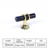 JAYA Luxury Gold T Bar Pull Handle Single Hole Cabinet Knob for Hotel Wardrobe Closet Door Drawer Cupboard Furniture Hardware