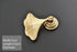 JAYA Ginkgo Leaf Cabinet Pendant Pull Aluminum Alloy Satin Brass Finish Decorative Drawer Handle for Wardrobe Cupboard