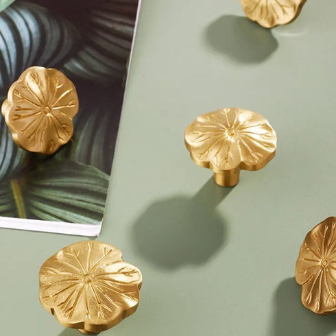 JAYA Artificial Brass Drawer Pull Handles Bronze Cabinet Knobs Vintage Furniture Handles Door Pulls for Cabinets
