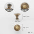 JAYA 2025 Retro Single Hole Solid Brass Wardrobe Handle Modern All-Copper All-Copper Square Cabinet Door Knobs