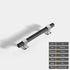 JAYA Black Gold Fluted Cabinet Pull Handles Modern Ribbed Bar Drawer Wardrobe Cupboard Kitchen Furniture Hardware Multiple Sizes