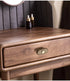 JAYA Solid American Walnut Cabinet Handles Drawer Pulls and Knobs with Brass Accents for Kitchen Wardrobe Cupboard Furniture