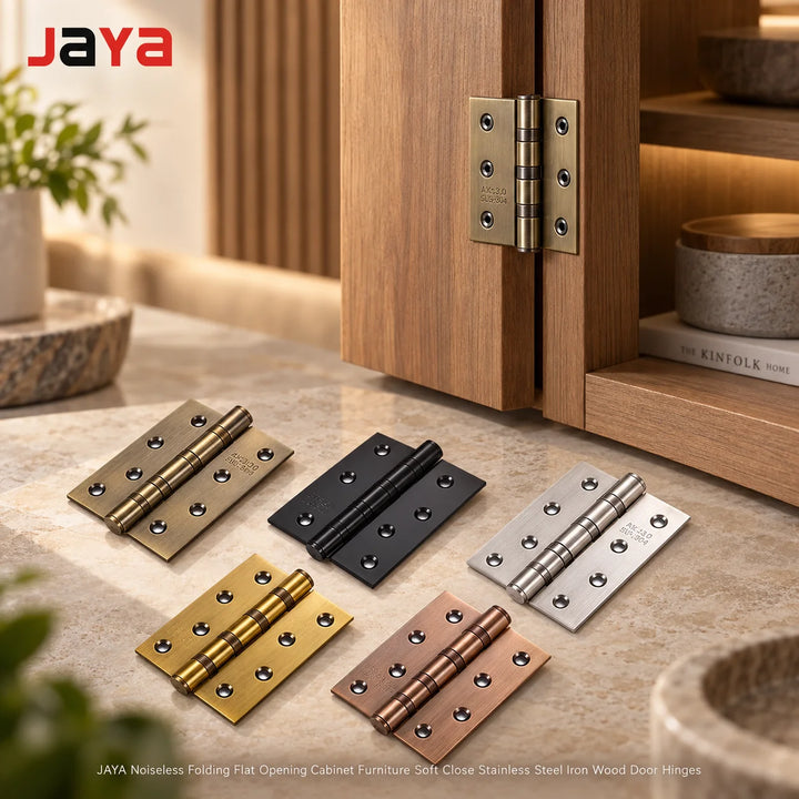 Noiseless Folding Flat Opening Cabinet Furniture Soft Close Cabinet Stainless Steel Iron Wood Door Hinges
