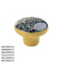 JAYA High Quality Ceramic Zinc Alloy Handle American Style Cabinet Wardrobe Shoe Cabinet Drawer Kitchen Door Single Hole