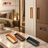 JAYA Leather Zinc Alloy Handle Furniture Modern Style Shift Embedded Door Latch Handle