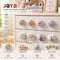 JAYA Modern American Cartoon Ceramic Drawer Handle Single Hole Round Illustration for Children's Room Kitchen Dresser Cabinet