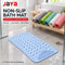 JAYA Rectangular Non Slip Bath Mat with Drainage Holes Massage Shower Floor Pad for Bathroom Bathtub Hotel and Home Use