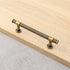 JAYA Antique Bronze Textured Cabinet Handles and Knobs Retro Zinc Alloy Drawer Pulls for Wardrobe Wine Cabinet Furniture