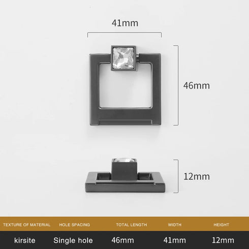 JAYA Modern Nordic Light Luxury Cabinets Kitchen Drawers Drawers Wardrobe Door Extension Handle Single-hole Hardware Handle