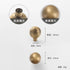 JAYA 2025 Retro Single Hole Solid Brass Wardrobe Handle Modern All-Copper All-Copper Square Cabinet Door Knobs