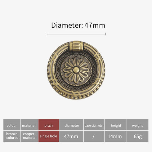 JAYA High Quality Modern Brass Handle Knobs Cabinet Wardrobe Kitchen Drawer Eco-Friendly Luxury Single-Hole Furniture Door