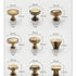 JAYA 2025 Retro Single Hole Solid Brass Wardrobe Handle Modern All-Copper All-Copper Square Cabinet Door Knobs