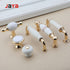 JAYA Europe Type Is Contracted Generous Circular Ceramic Modern Kitchen & Bedroom Cabinet Handle