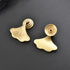 JAYA Ginkgo Leaf Cabinet Pendant Pull Aluminum Alloy Satin Brass Finish Decorative Drawer Handle for Wardrobe Cupboard