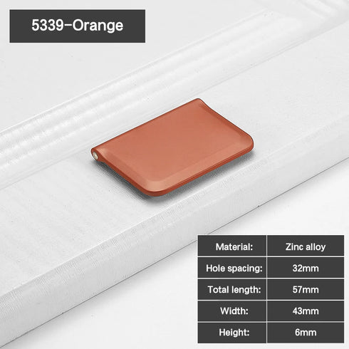 JAYA Modern Colorful Zinc Alloy Half Moon Cabinet Handles and Round Knobs for Kitchen Wardrobe Drawer Furniture