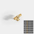 JAYA Black Gold Fluted Cabinet Pull Handles Modern Ribbed Bar Drawer Wardrobe Cupboard Kitchen Furniture Hardware Multiple Sizes