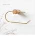 JAYA Modern Simple Bathroom Wall Mounted Multifunctional Brass Toilet Paper Towel Rack Perforated Toilet Paper Holder