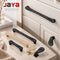 JAYA Wholesale Furniture Door Drawer Kitchen Handles Zinc Home Black and White Cabinet Pull Drawer Handle Aluminum Door Knob