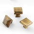JAYA 2025 Retro Single Hole Solid Brass Wardrobe Handle Modern All-Copper All-Copper Square Cabinet Door Knobs