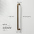 JAYA Retro Zinc Alloy Wardrobe Door Handle Modern Light Luxury Simple Bronze Single-hole Drawer Cabinet Wine