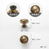 JAYA 2025 Retro Single Hole Solid Brass Wardrobe Handle Modern All-Copper All-Copper Square Cabinet Door Knobs