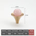 JAYA Nordic Natural Stone Ball Cabinet Knobs with Brass Base Single Hole Drawer Pulls for Dresser Wardrobe Shoe Cabinet
