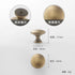 JAYA 2025 Retro Single Hole Solid Brass Wardrobe Handle Modern All-Copper All-Copper Square Cabinet Door Knobs