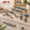 JAYA High Quality Ceramic Zinc Alloy Handle American Style Cabinet Wardrobe Shoe Cabinet Drawer Kitchen Door Single Hole