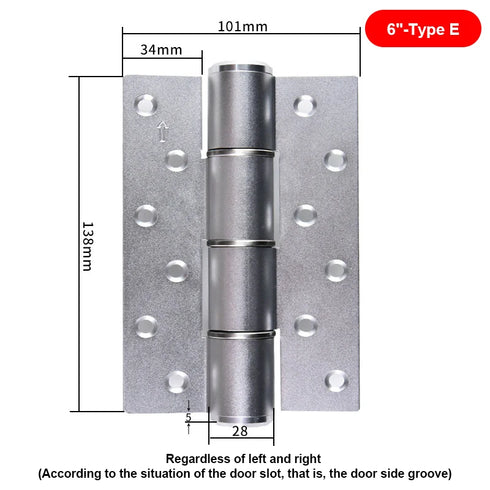 JAYA Supply Invisible Automatic Door Closer Hinge Hydraulic Buffer Damping Spring Hinge Secret Door Self-closing Page