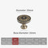 JAYA High Quality Modern Brass Handle Knobs Cabinet Wardrobe Kitchen Drawer Eco-Friendly Luxury Single-Hole Furniture Door