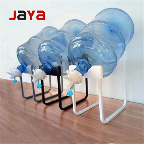 JAYA 5 Gallon Folding Eco-Friendly Plastic Water Bottle Dispenser Stand Countertop Drinking Water Jug Holder Rack