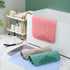 JAYA Rectangular Non Slip Bath Mat with Drainage Holes Massage Shower Floor Pad for Bathroom Bathtub Hotel and Home Use