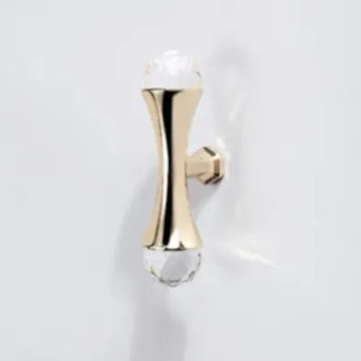 JAYA Gold Crystal End Cabinet Pulls Zinc Alloy Wardrobe Drawer Furniture Door Handles