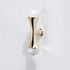 JAYA Gold Crystal End Cabinet Pulls Zinc Alloy Wardrobe Drawer Furniture Door Handles