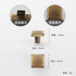 JAYA 2025 Retro Single Hole Solid Brass Wardrobe Handle Modern All-Copper All-Copper Square Cabinet Door Knobs