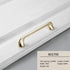JAYA Modern Nordic Light Luxury Cabinets Kitchen Drawers Drawers Wardrobe Door Extension Handle Single-hole Hardware Handle
