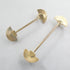 JAYA Luxury Golden Brass Cabinet Handles and Knobs Fan-Shaped Drawer Pulls for Cupboard Wardrobe Furniture