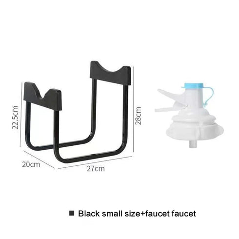 JAYA 5 Gallon Folding Eco-Friendly Plastic Water Bottle Dispenser Stand Countertop Drinking Water Jug Holder Rack