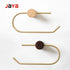 JAYA Modern Simple Bathroom Wall Mounted Multifunctional Brass Toilet Paper Towel Rack Perforated Toilet Paper Holder